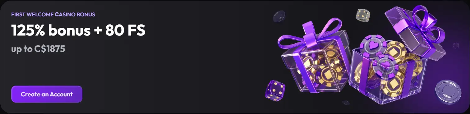 First Welcome Bonus